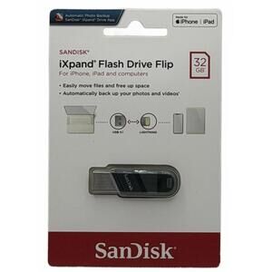 SanDisk iXpand Flash Drive Flip 32GB for iPhone, iPad, and i